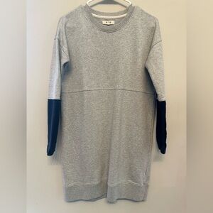 Madewell Heather Gray Crewneck Sweater Dress XS